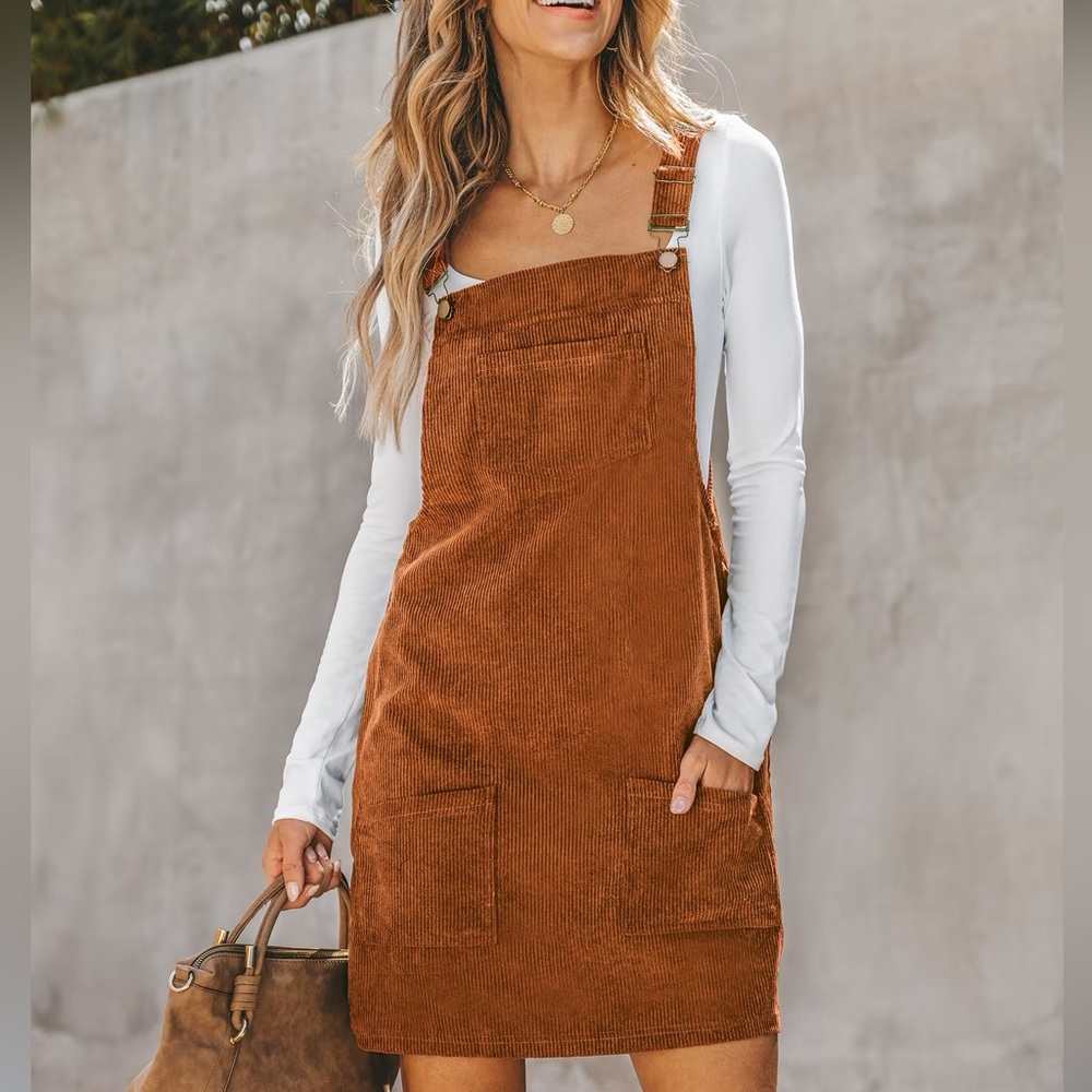 Corduroy burgundy topshop dress